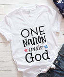 One Nation Under God V-Neck