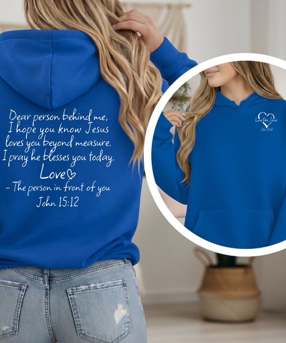Person Behind Me (Front & Back) Hoodie