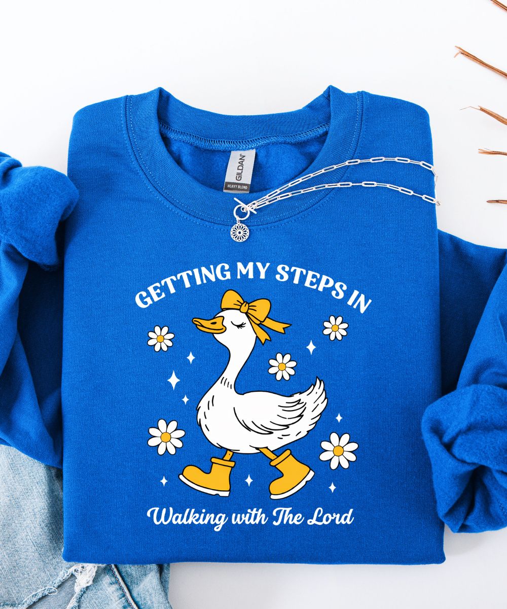 Getting My Steps In Sweatshirt
