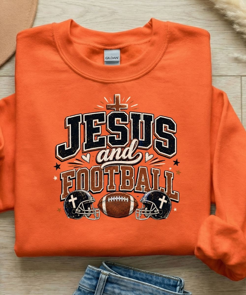 Jesus & Football Sweatshirt