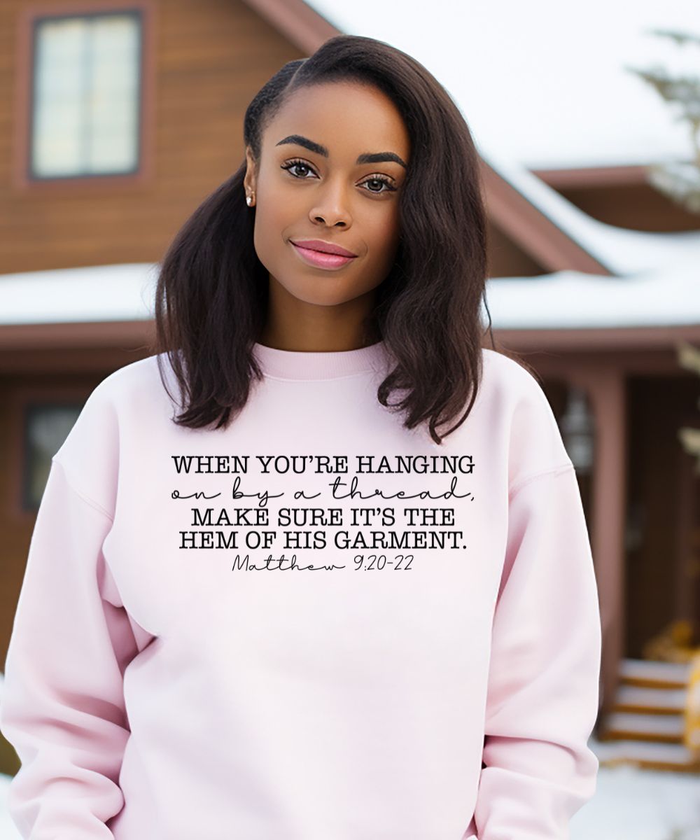 Hem Of HIs Garment Sweatshirt