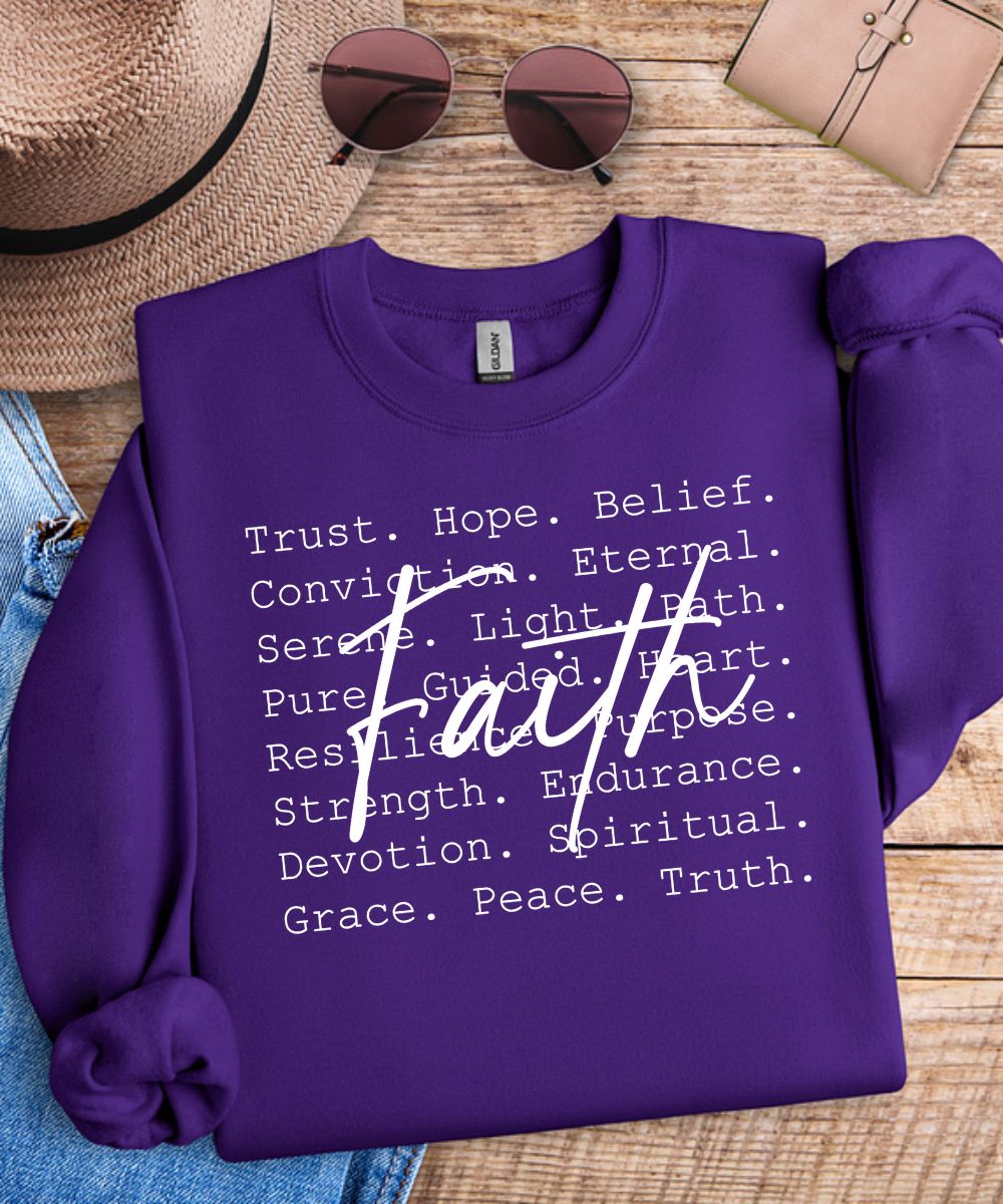 Faith Words Sweatshirt