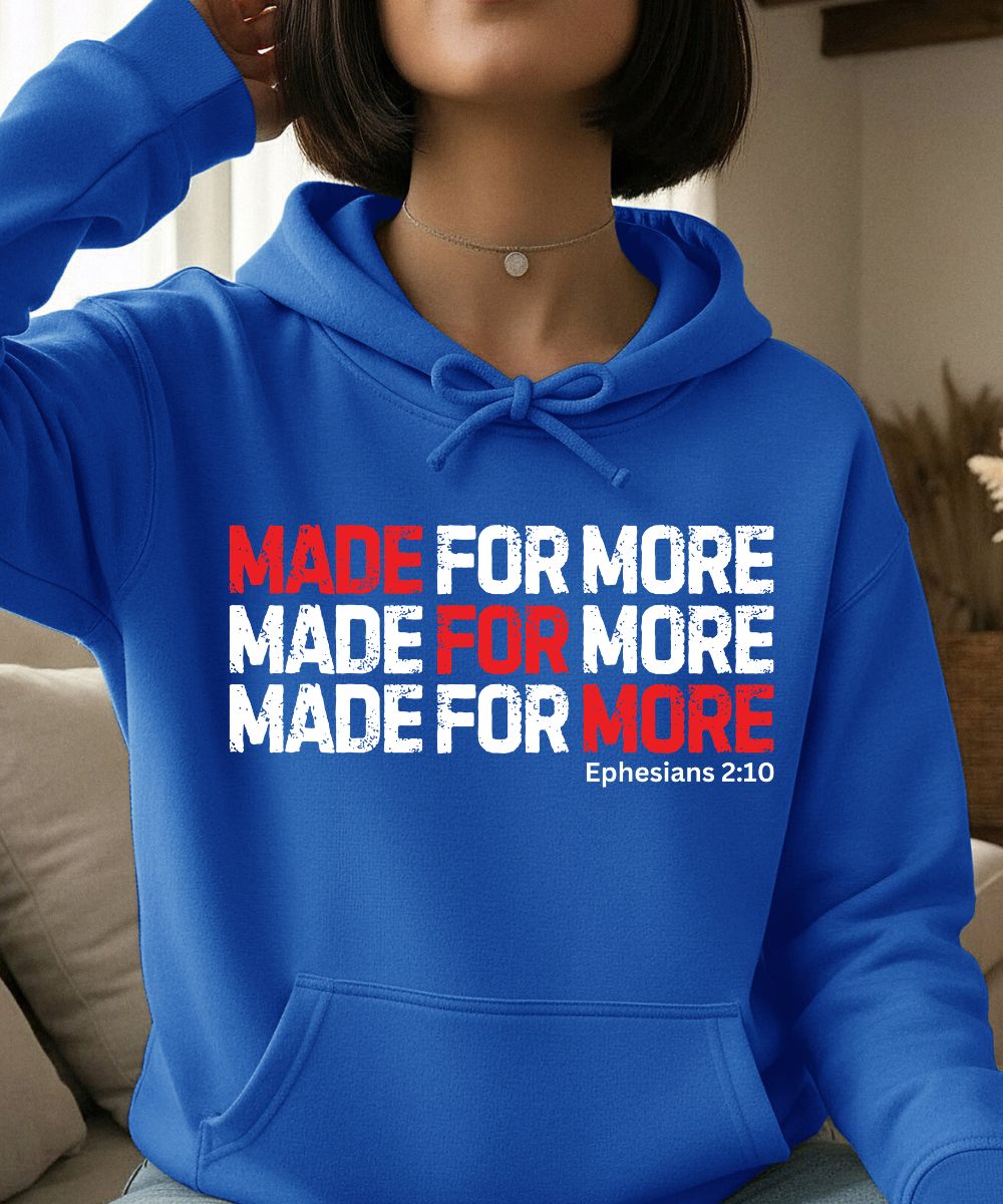 Made For More (Distressed Design) Hoodie