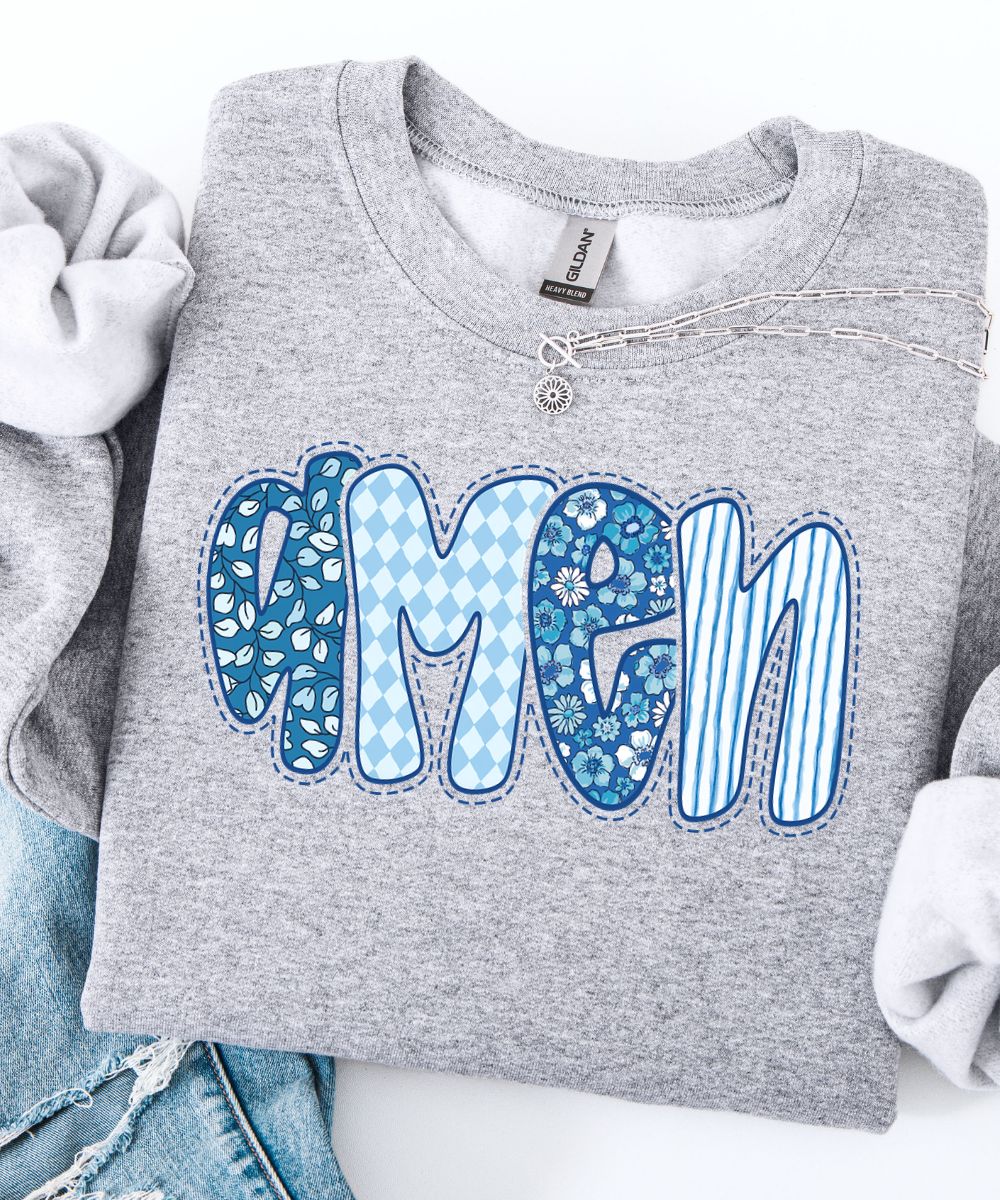 Floral Amen Sweatshirt