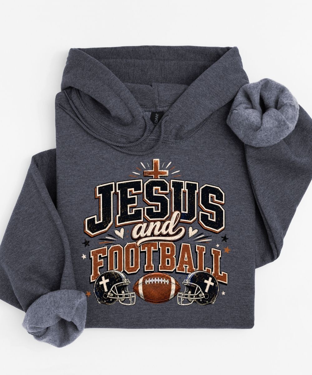 Jesus & Football Hoodie