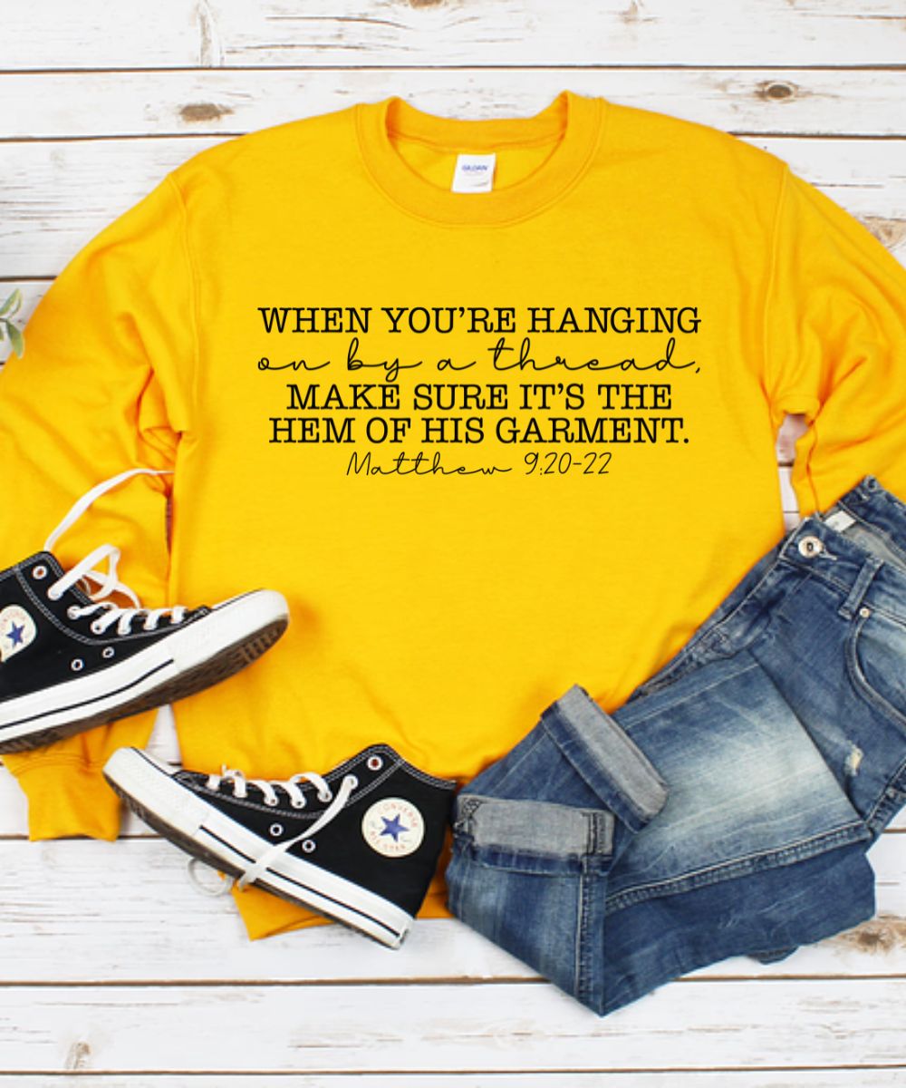 Hem Of HIs Garment Sweatshirt