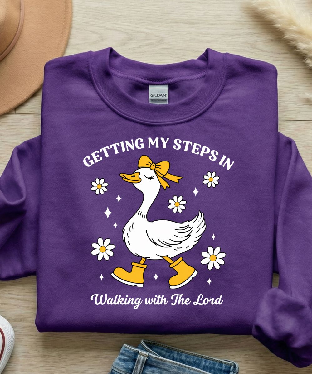 Getting My Steps In Sweatshirt