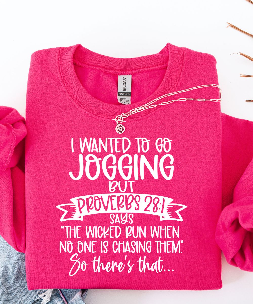 Proverbs 28:1 Sweatshirt