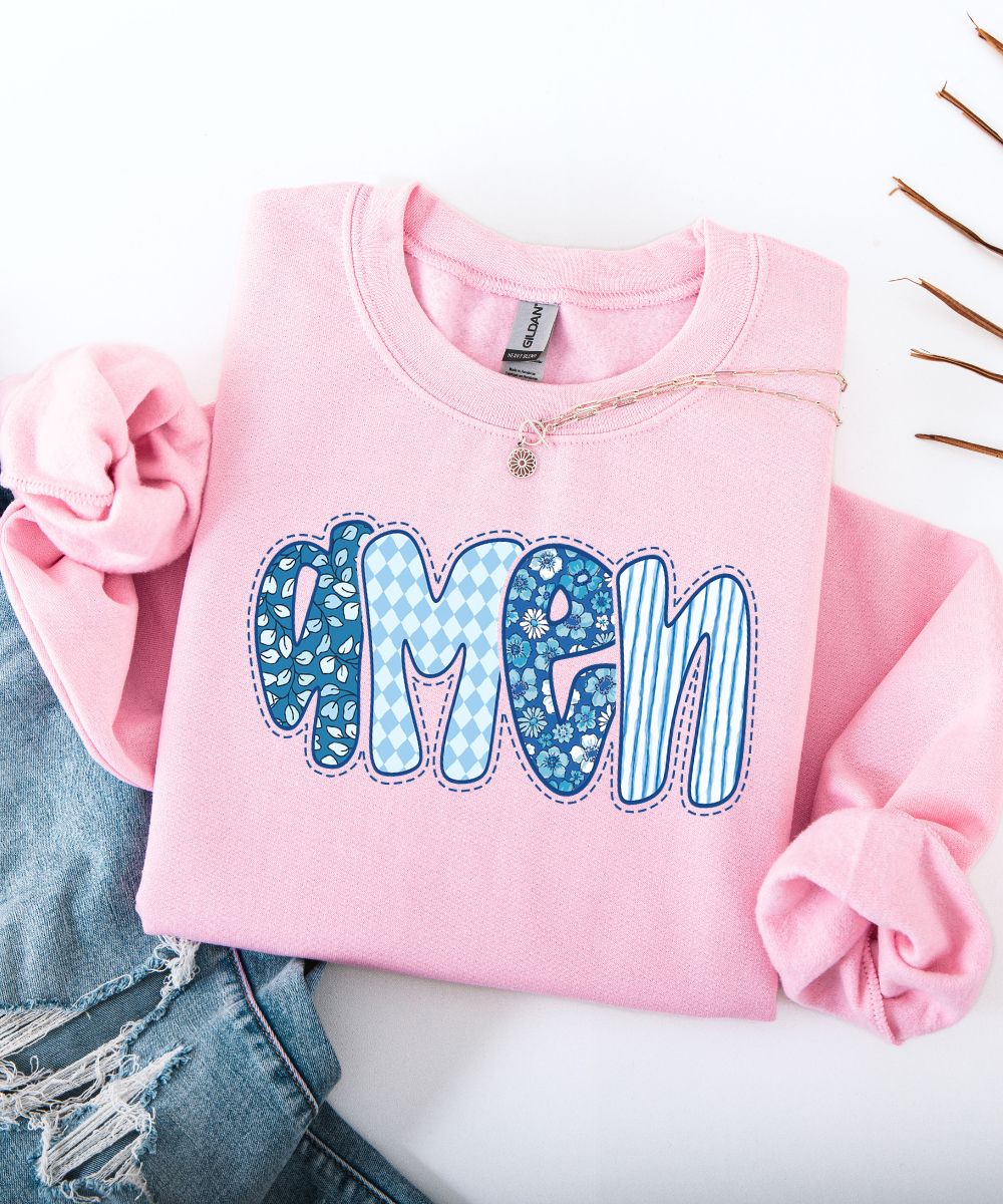 Floral Amen Sweatshirt