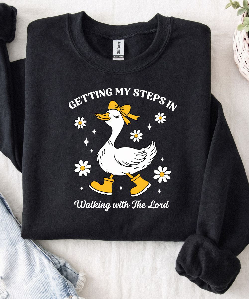 Getting My Steps In Sweatshirt