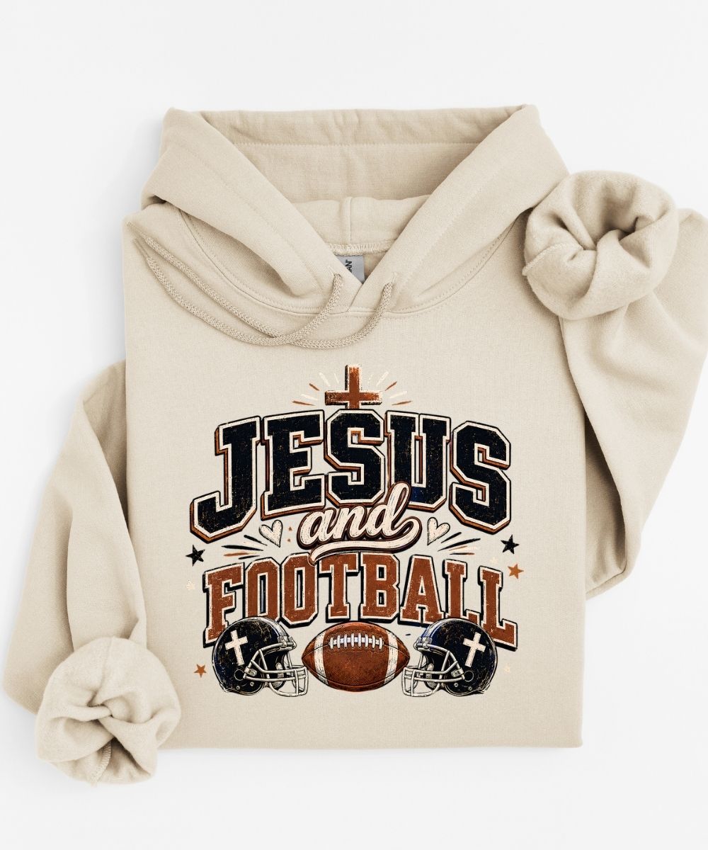 Jesus & Football Hoodie