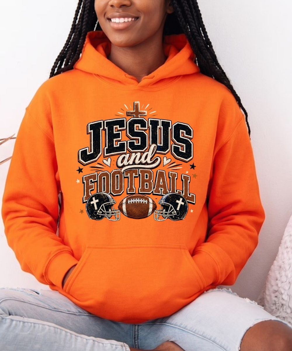 Jesus & Football Hoodie