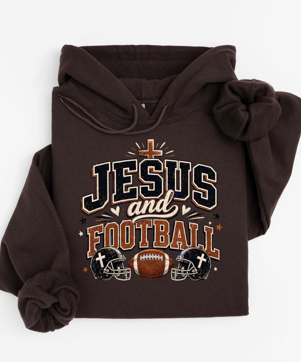 Jesus & Football Hoodie