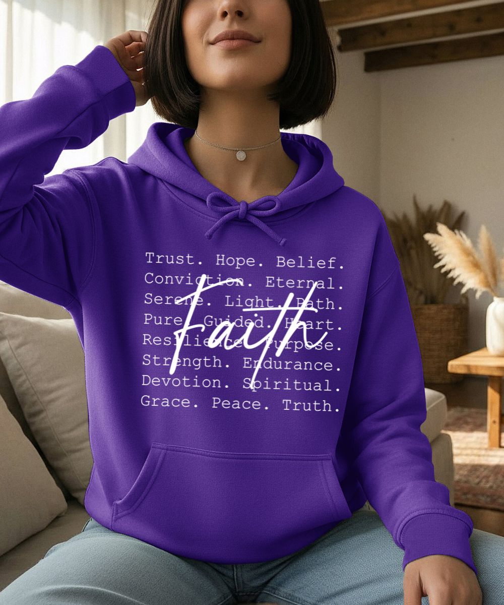 Faith Words Hoodie