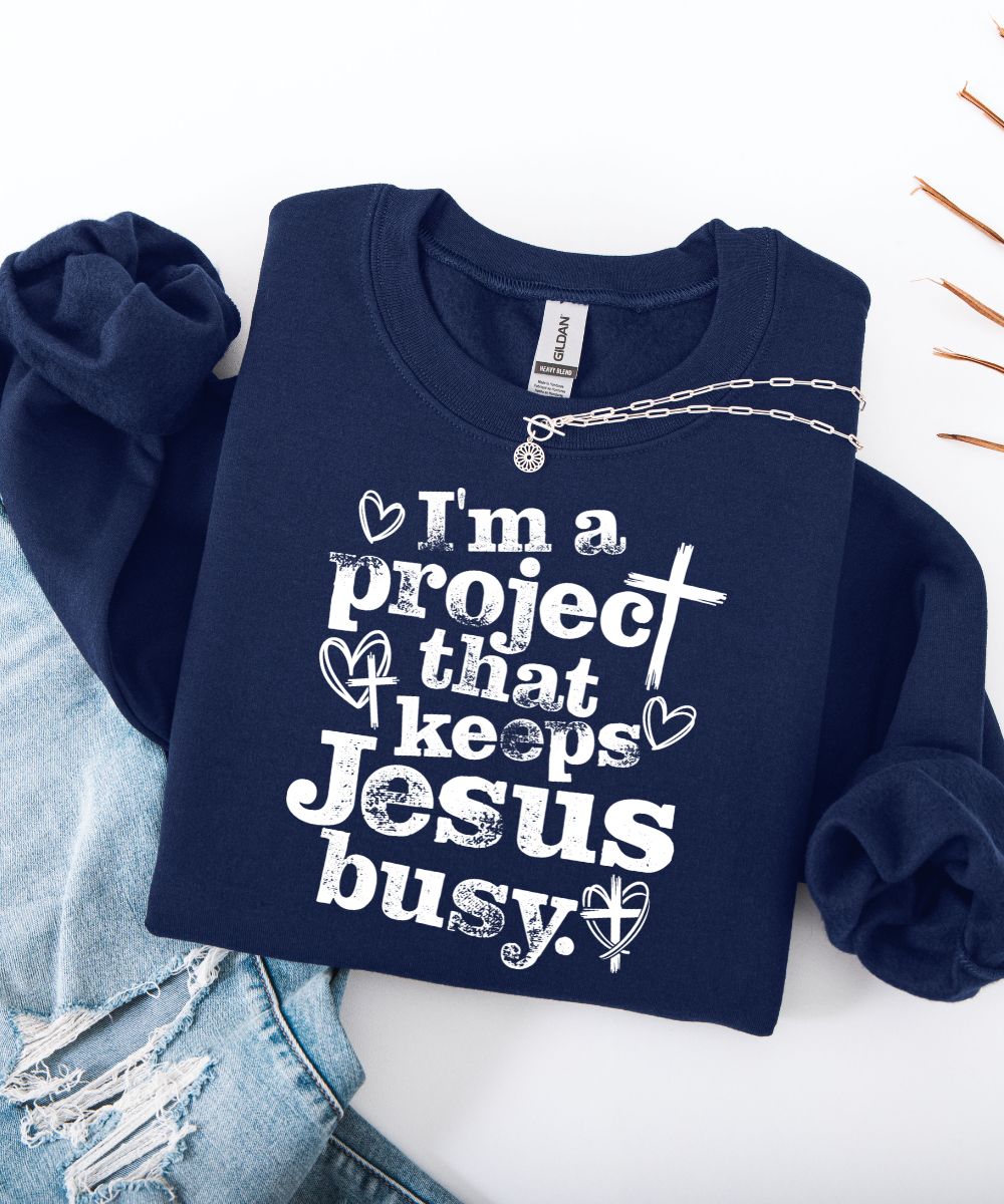 A Project Sweatshirt (Distressed Design)