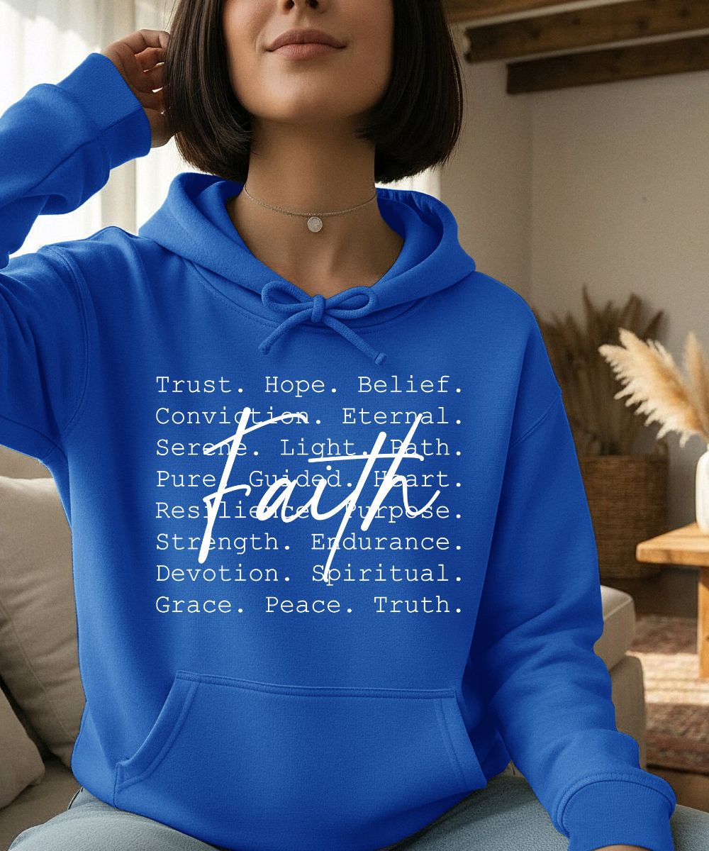 Faith Words Hoodie