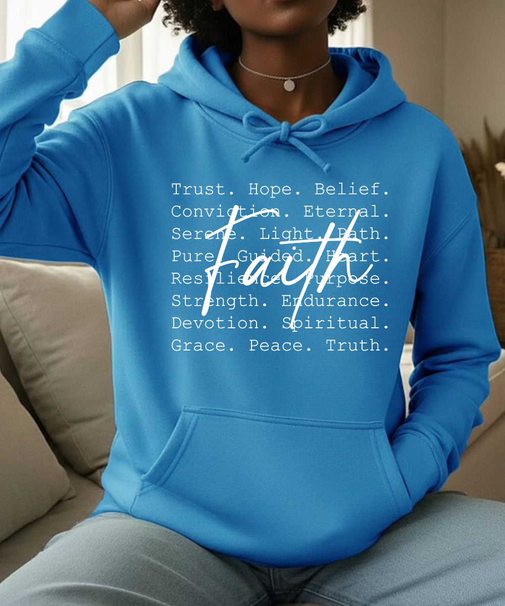 Faith Words Hoodie
