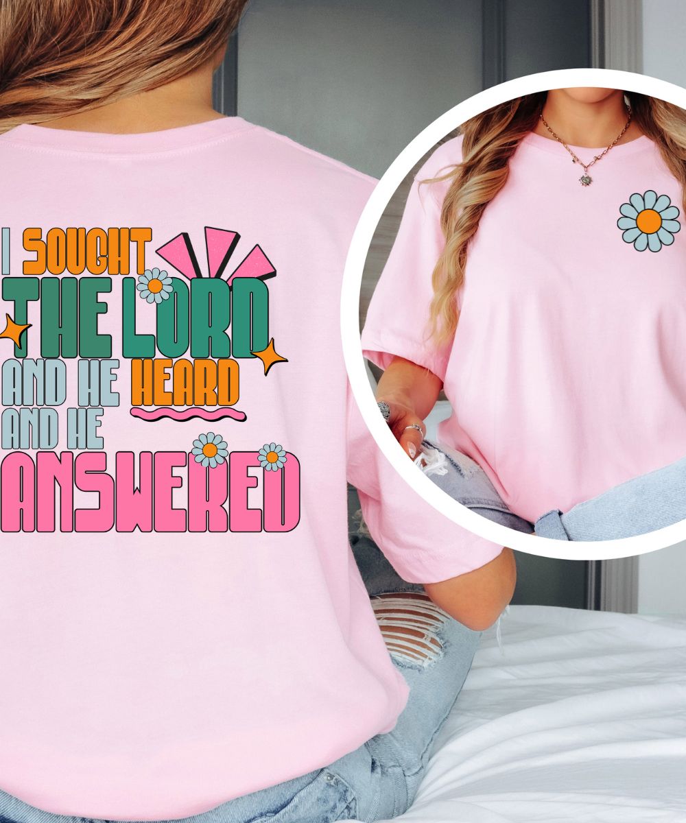 I Sought The Lord (Front & Back)