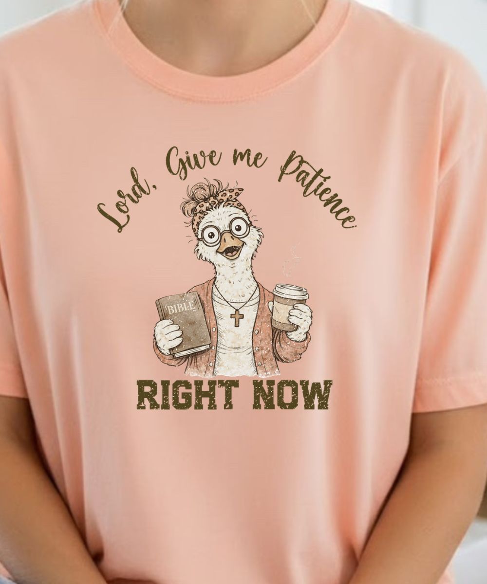 Give Me Patience (Distressed Design)