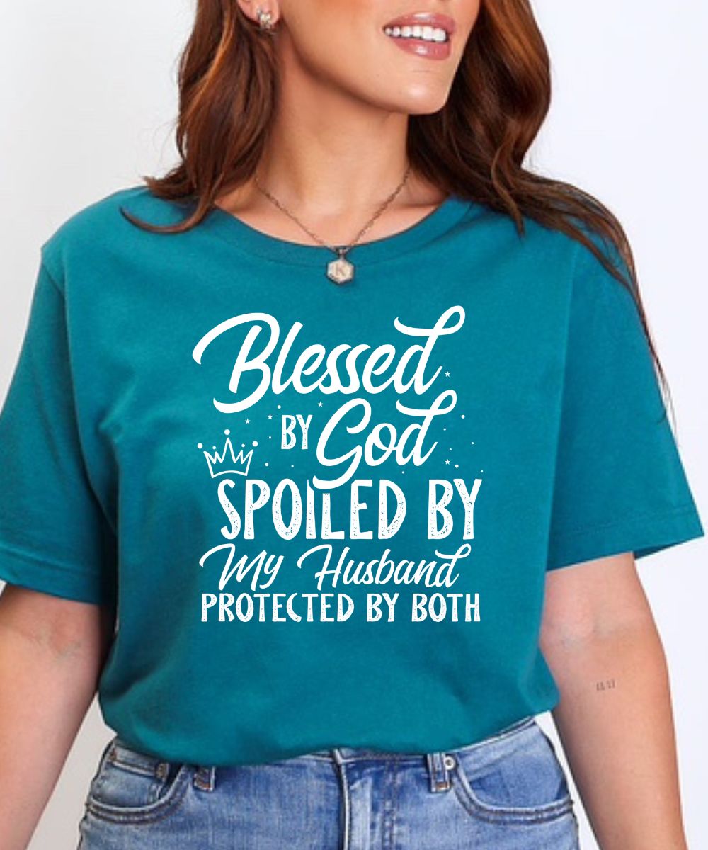 Blessed & Spoiled (Distressed Design)