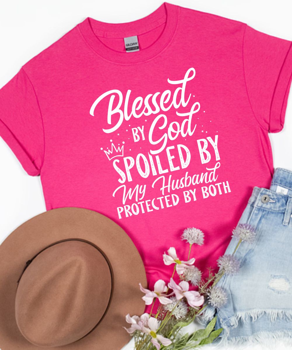 Blessed & Spoiled (Distressed Design)