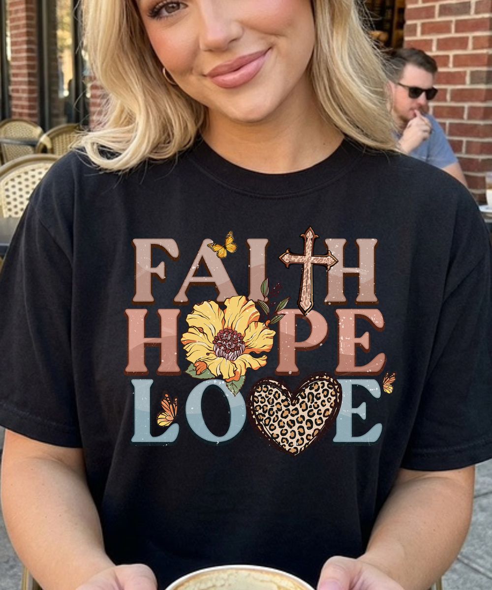 Flowers Faith Hope Love