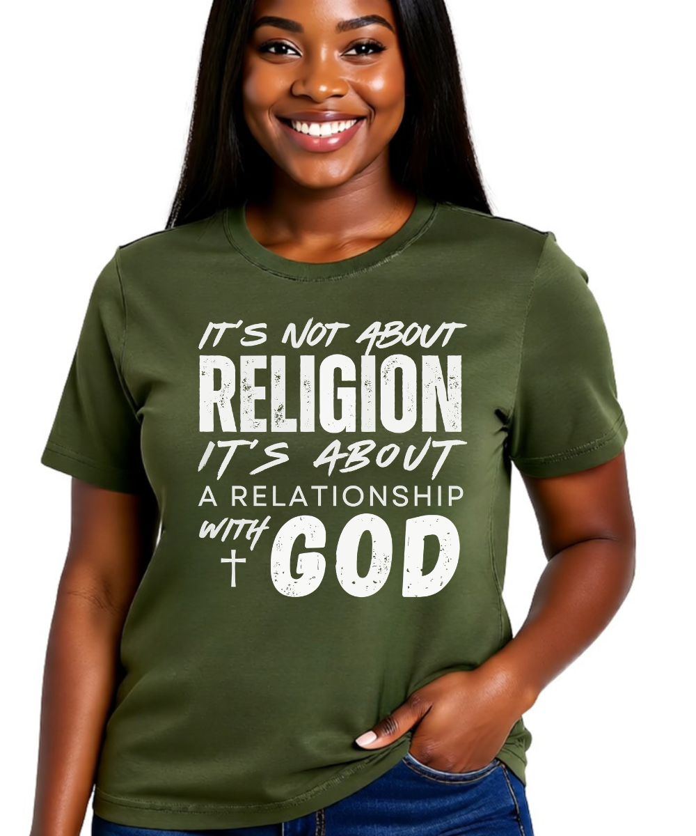 It's Not About Religion ( Distressed Design)