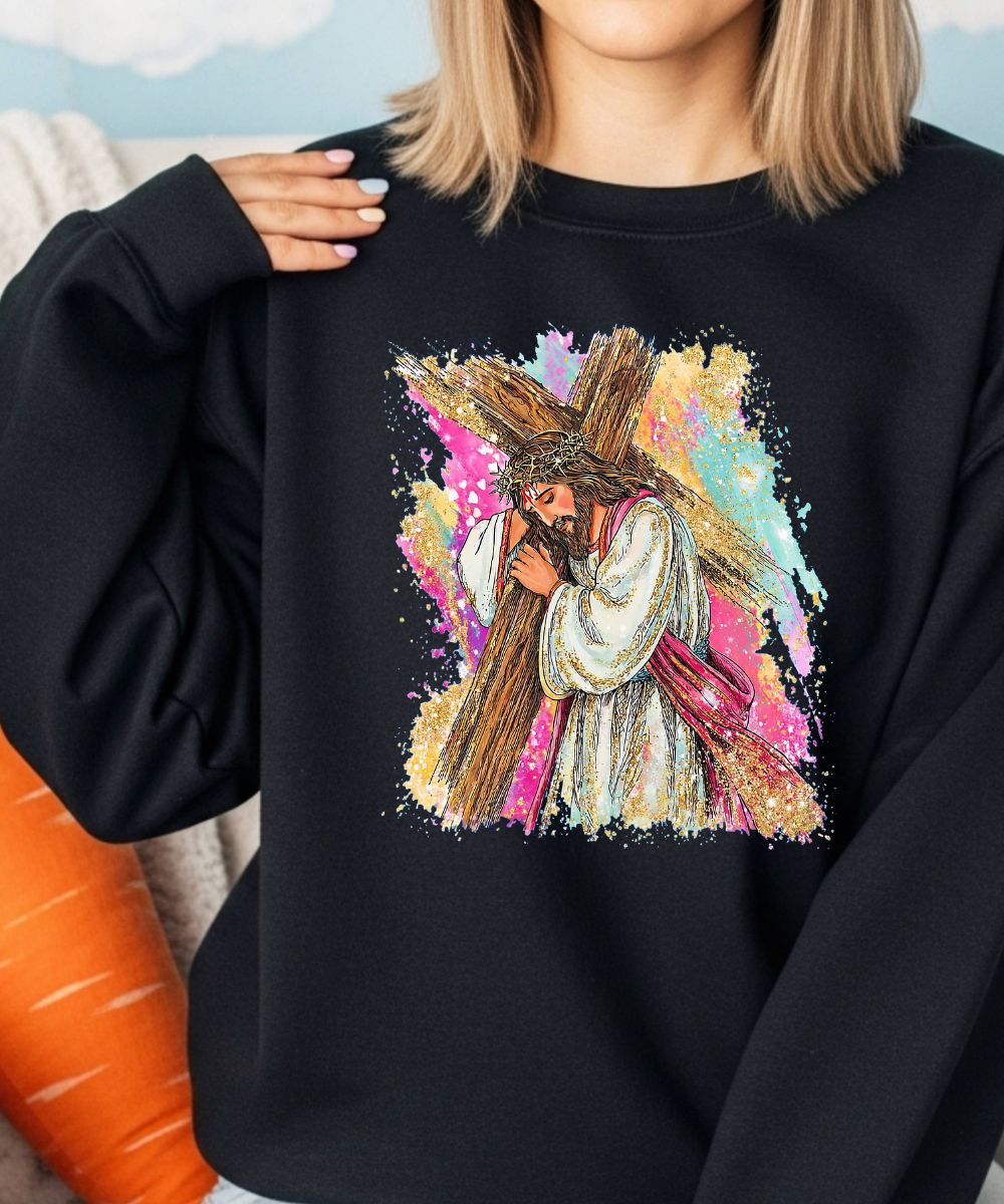 Carrying The Cross Sweatshirt