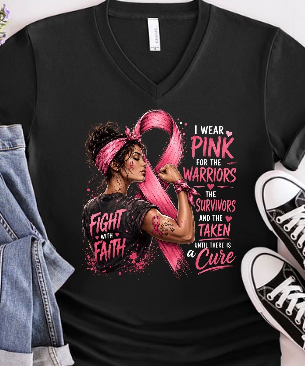Fight With Faith V-Neck