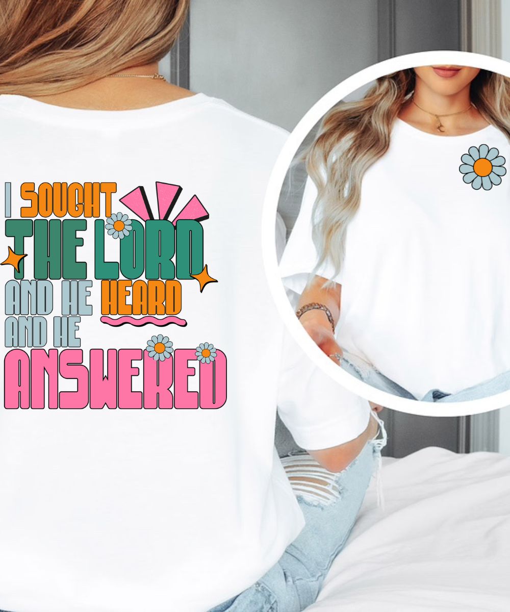 I Sought The Lord (Front & Back)