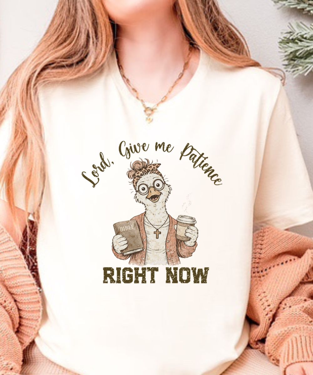 Give Me Patience (Distressed Design)