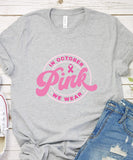 In October We Wear Pink