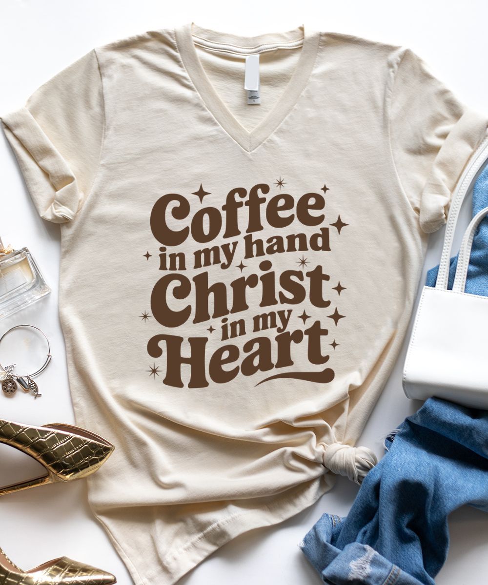 Coffee & Christ V-Neck