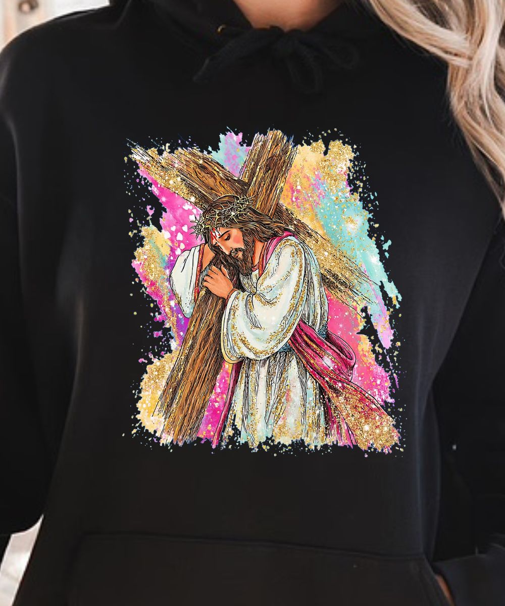 Carrying The Cross Hoodie