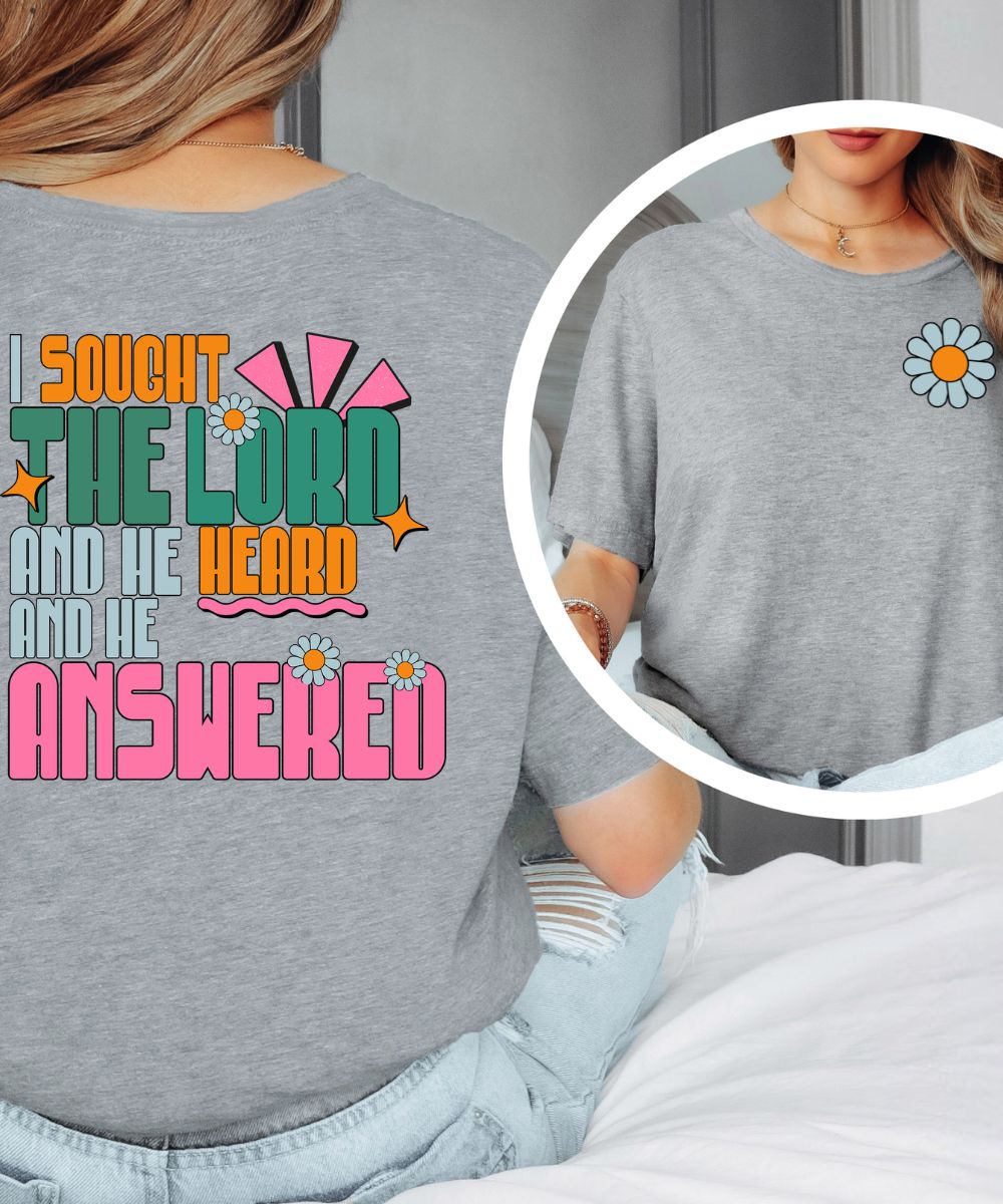 I Sought The Lord (Front & Back)