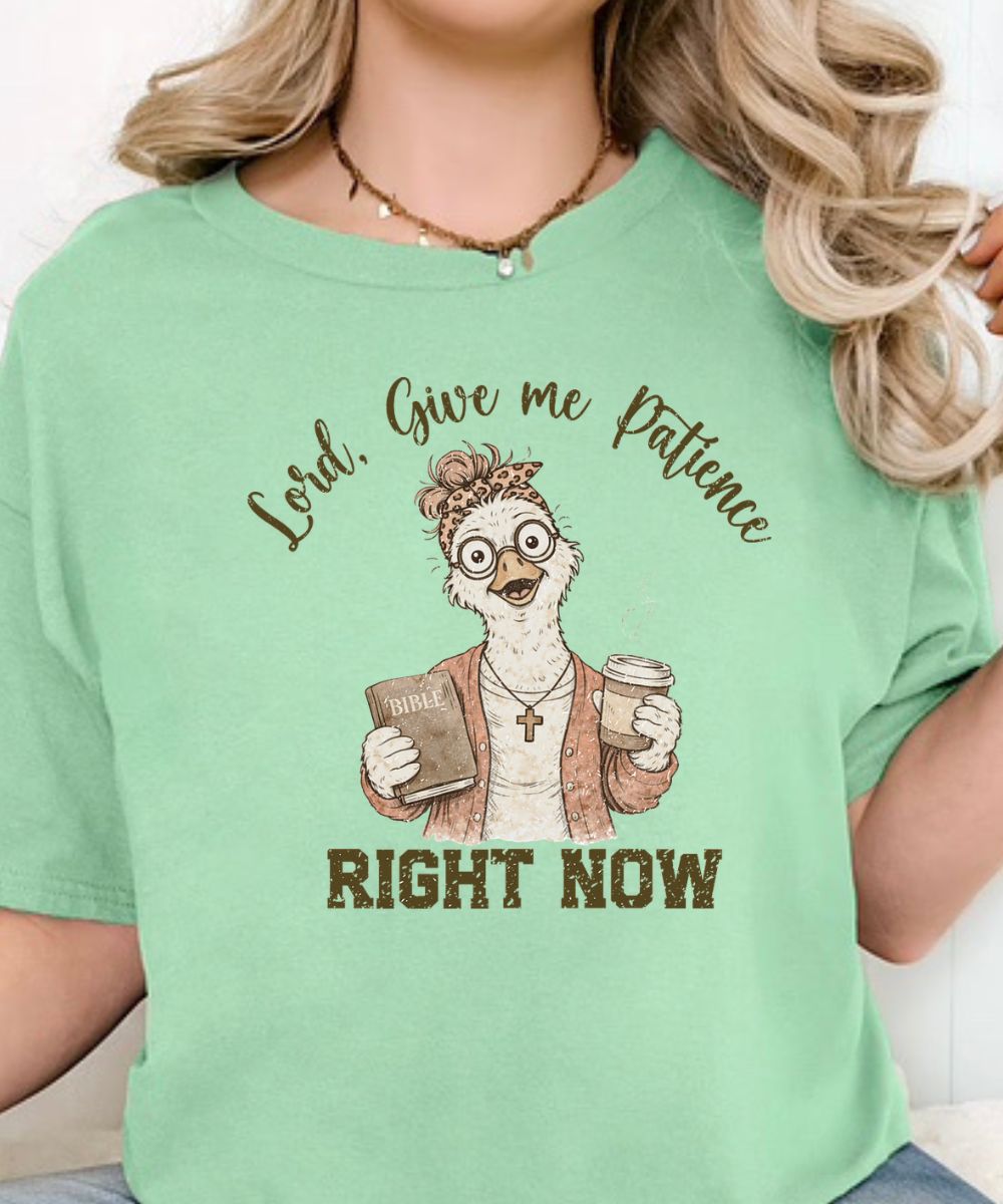Give Me Patience (Distressed Design)