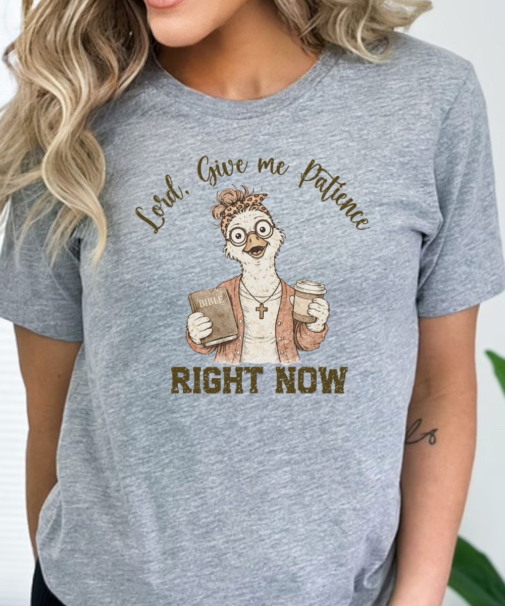 Give Me Patience (Distressed Design)