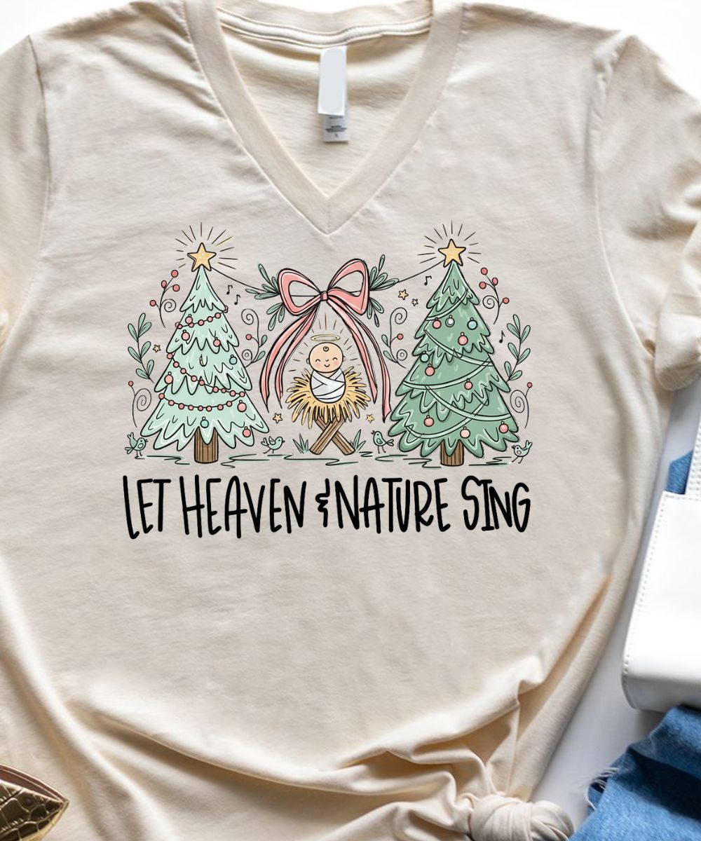 Let Heaven & Nature Sing V-Neck