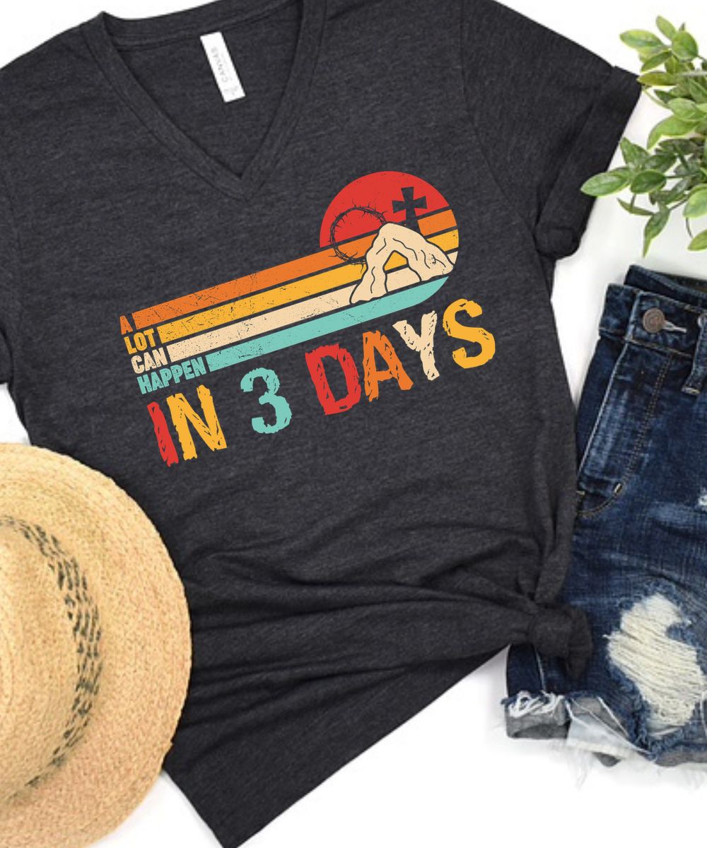 A Lot Can Happen In 3 Days V-Neck