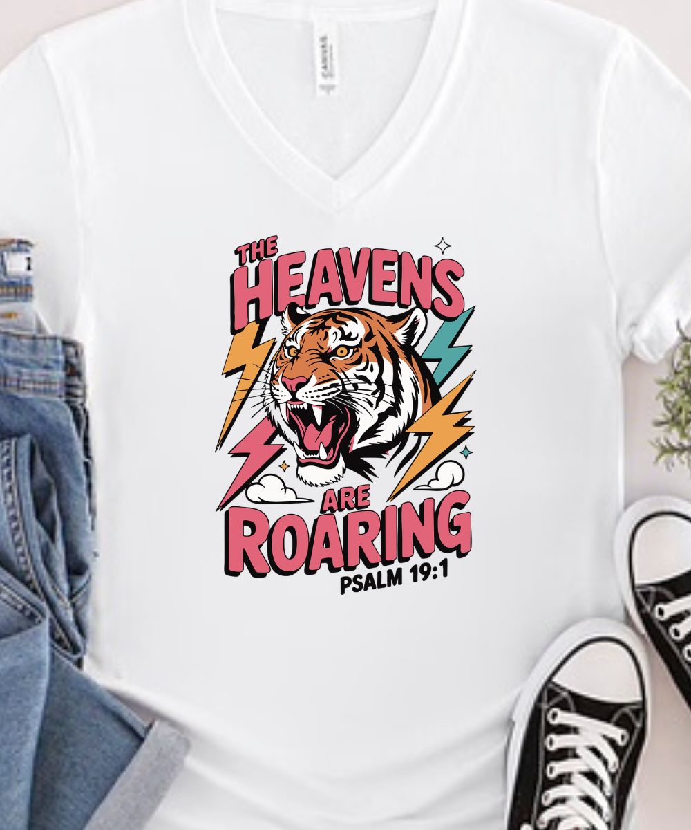 The Heavens Are Roaring V-Neck