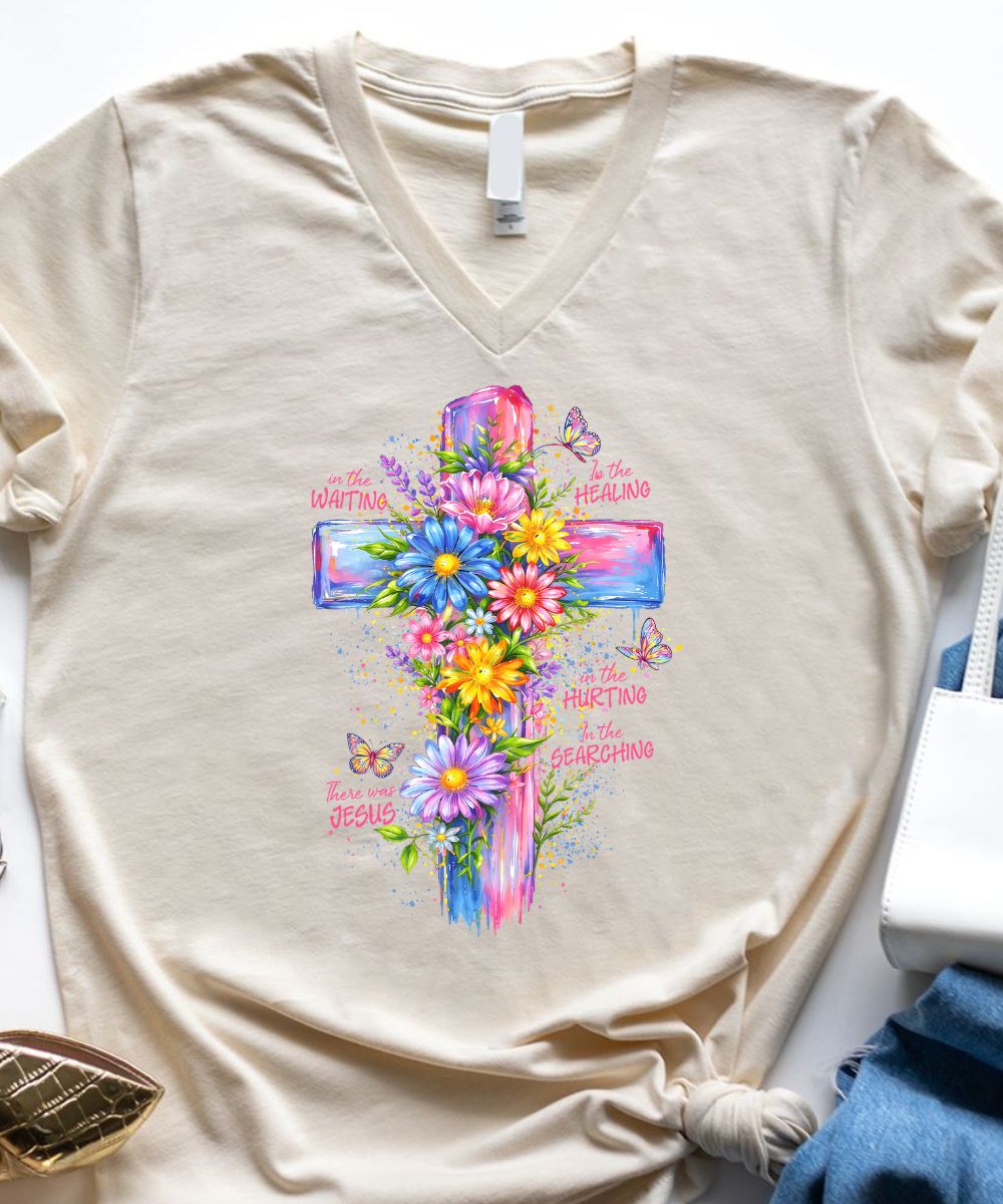 There Was Jesus V-Neck