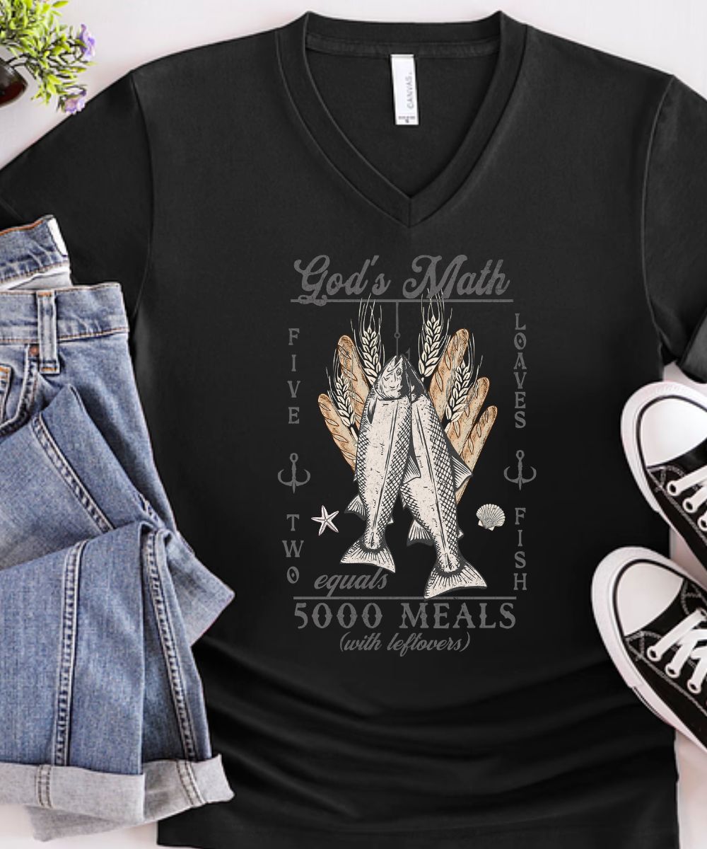 God's Math V-Neck