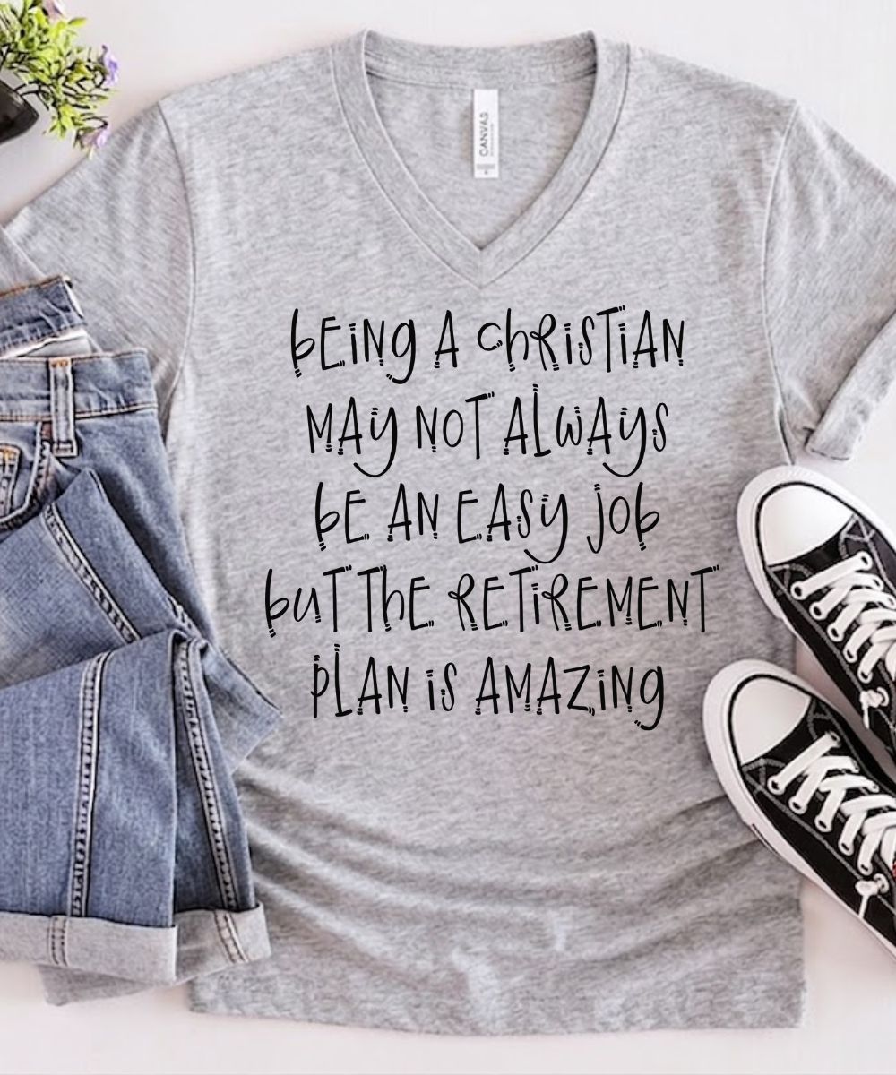 Retirement Plan V-Neck