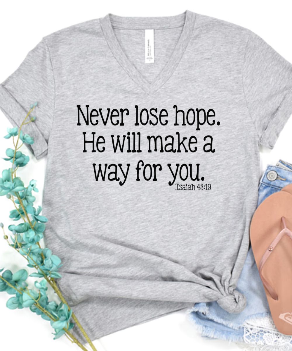 Never Lose Hope V-Neck