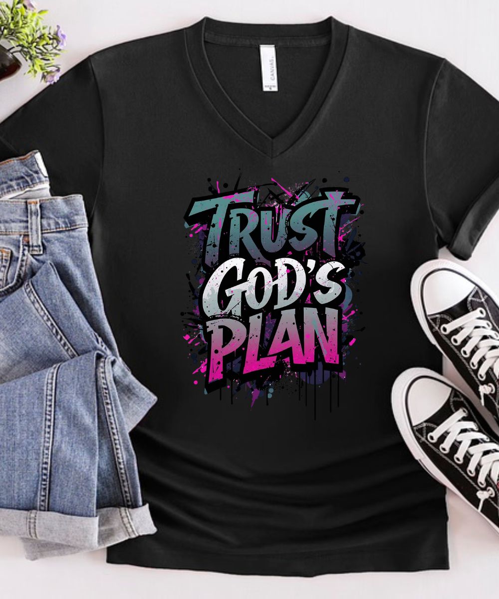 Trust God's Plan V-Neck