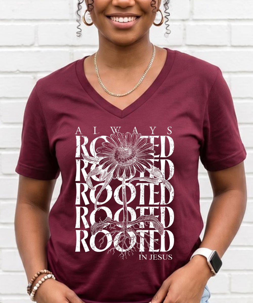 Always Rooted V-Neck