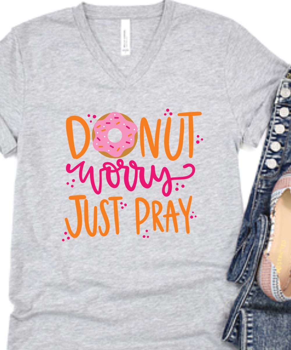 Donut Worry V-Neck
