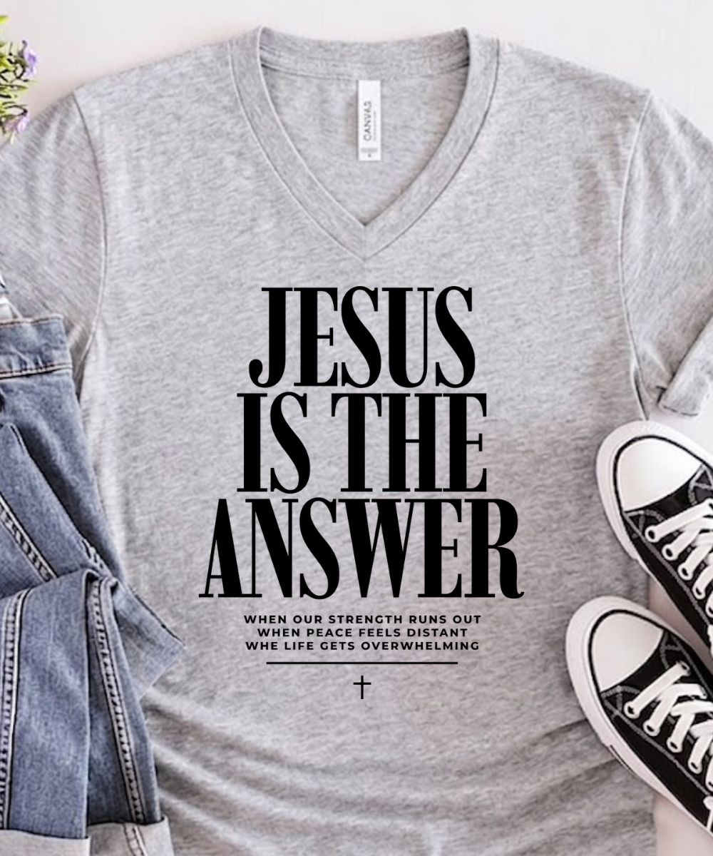 Jesus Is The Answer V-Neck