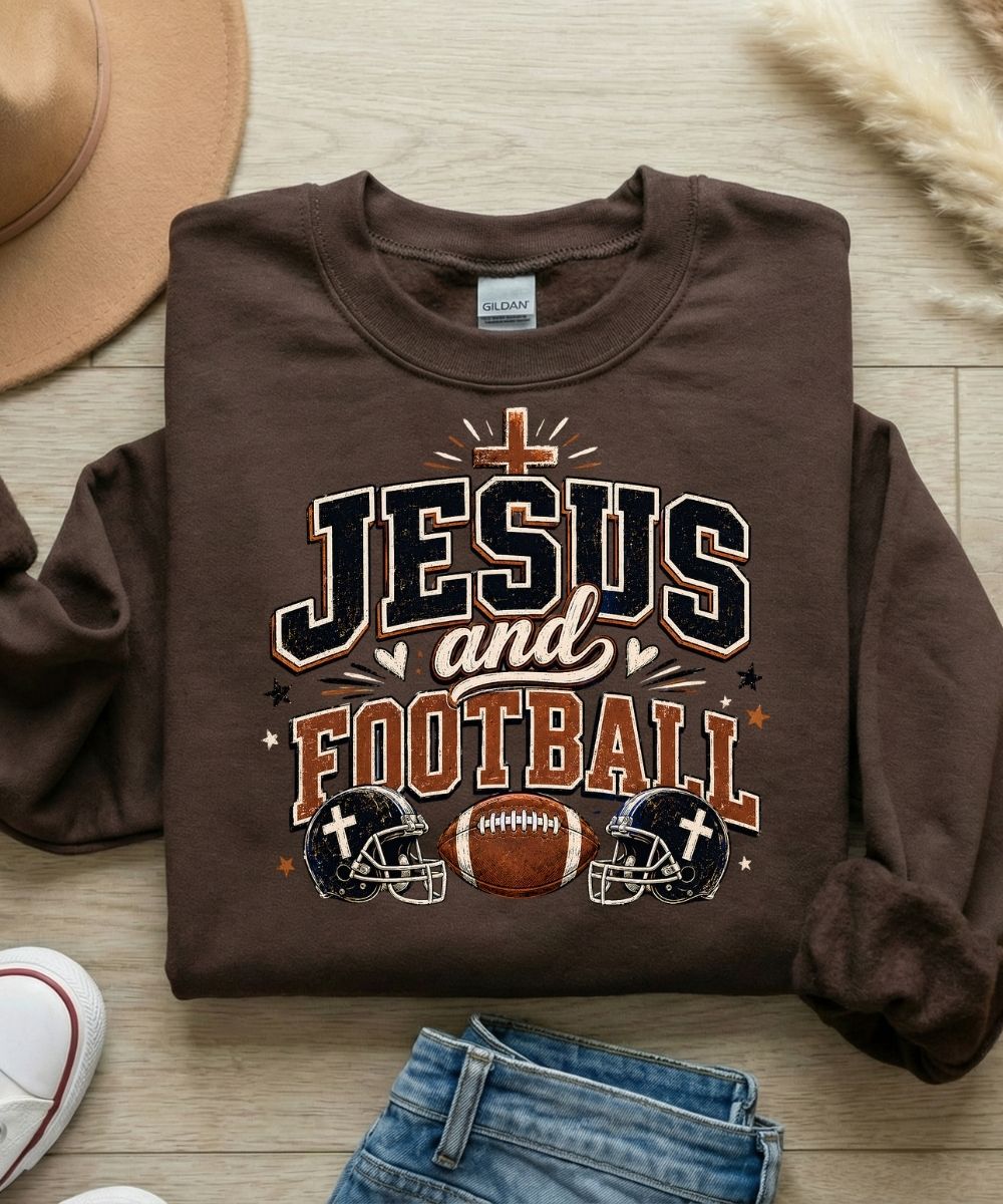 Jesus & Football Sweatshirt