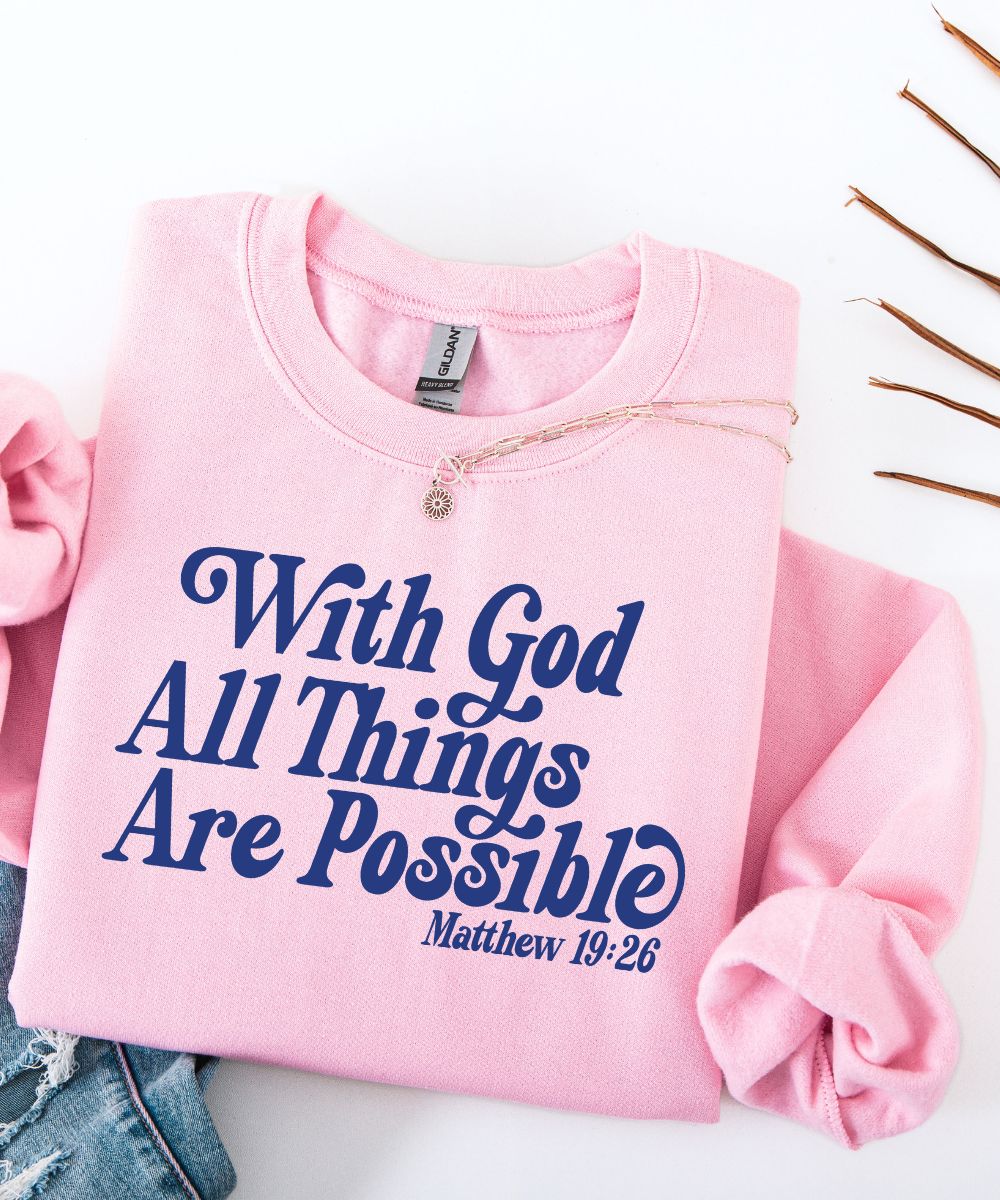 With God Sweatshirt